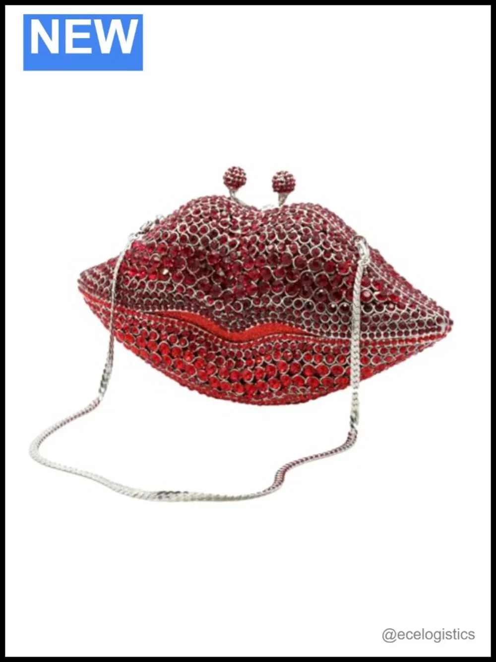 Rhinestone Clutch Handmade Evening Bag Crystal Purse Wedding Prom